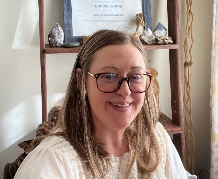 Caitlin office web Caitlin Raftis in her office in Farmington, Connecticut.